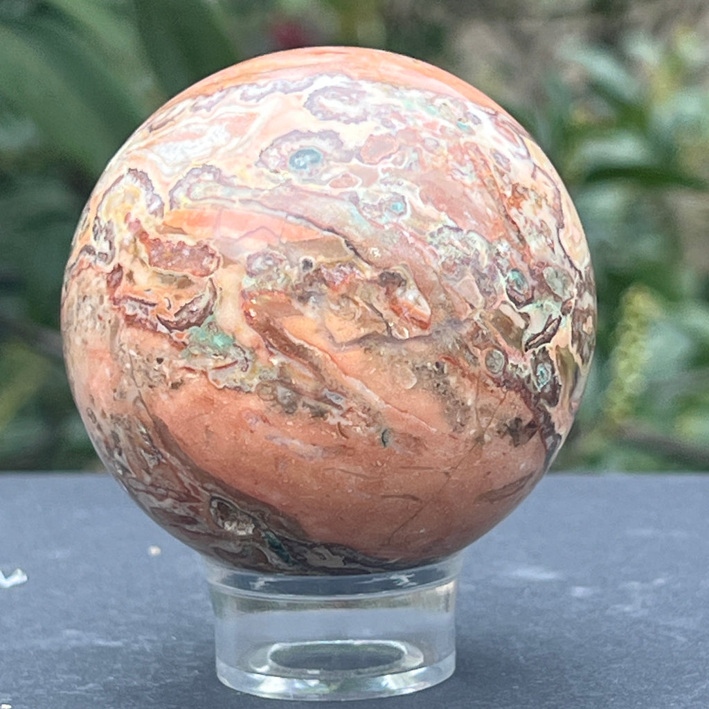 Sfera jasp peisaj ( landscape) din Namibia model 3, pietre semipretioase - druzy.ro 5 