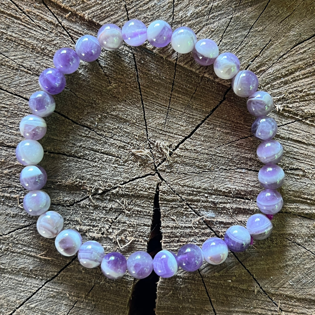 Bratara ametist chevorn 6 mm, pietre semipretioase - druzy.ro 2 