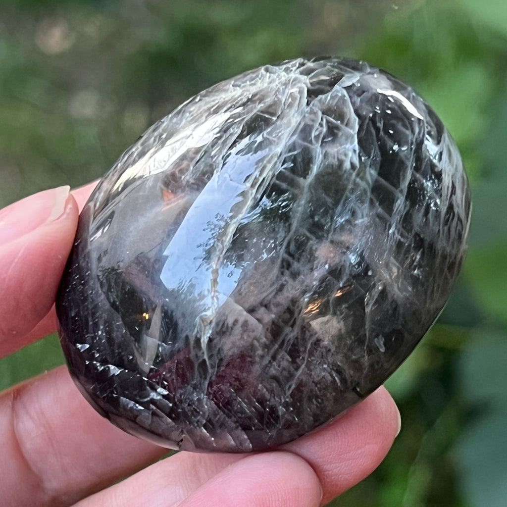 Palmstone piatra lunii somon gri | Model 4, pietre semipretioase - druzy.ro 1 