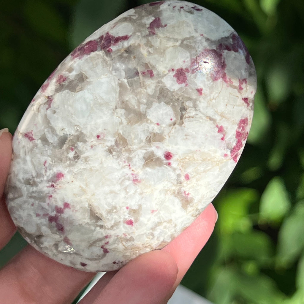 Palmstone rubelit/ turmalina roz m5, pietre semipretioase - druzy.ro 5 