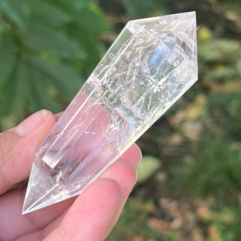 Bagheta cuart vogel, 12 fete, Brazilia model 31, pietre semipretioase - druzy.ro 5 
