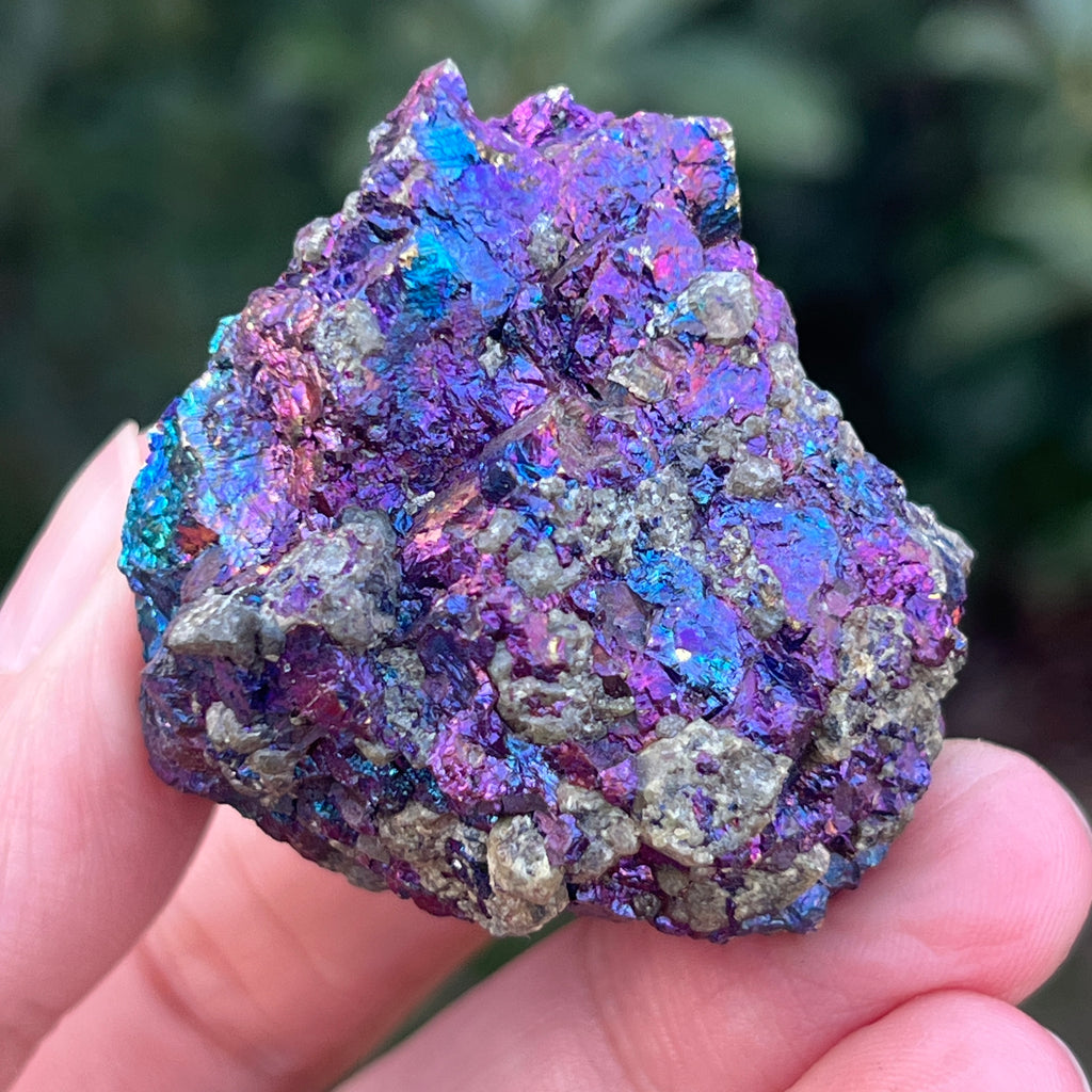 Calcopirita iridescentă din Mexic model 4, pietre semipretioase - druzy.ro 8 