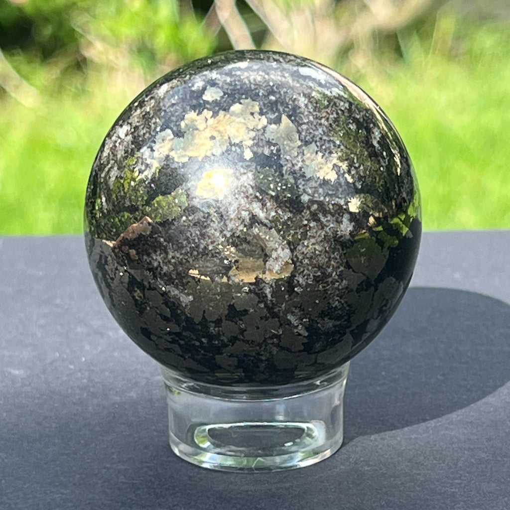 Sfera pirita model 9, pietre semipretioase - druzy.ro 1 