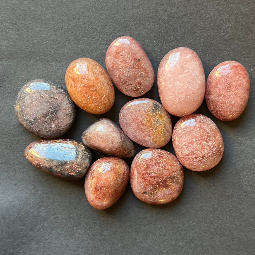 Cuart capsuna piatra rulata, pietre semipretioase - druzy.ro 3 