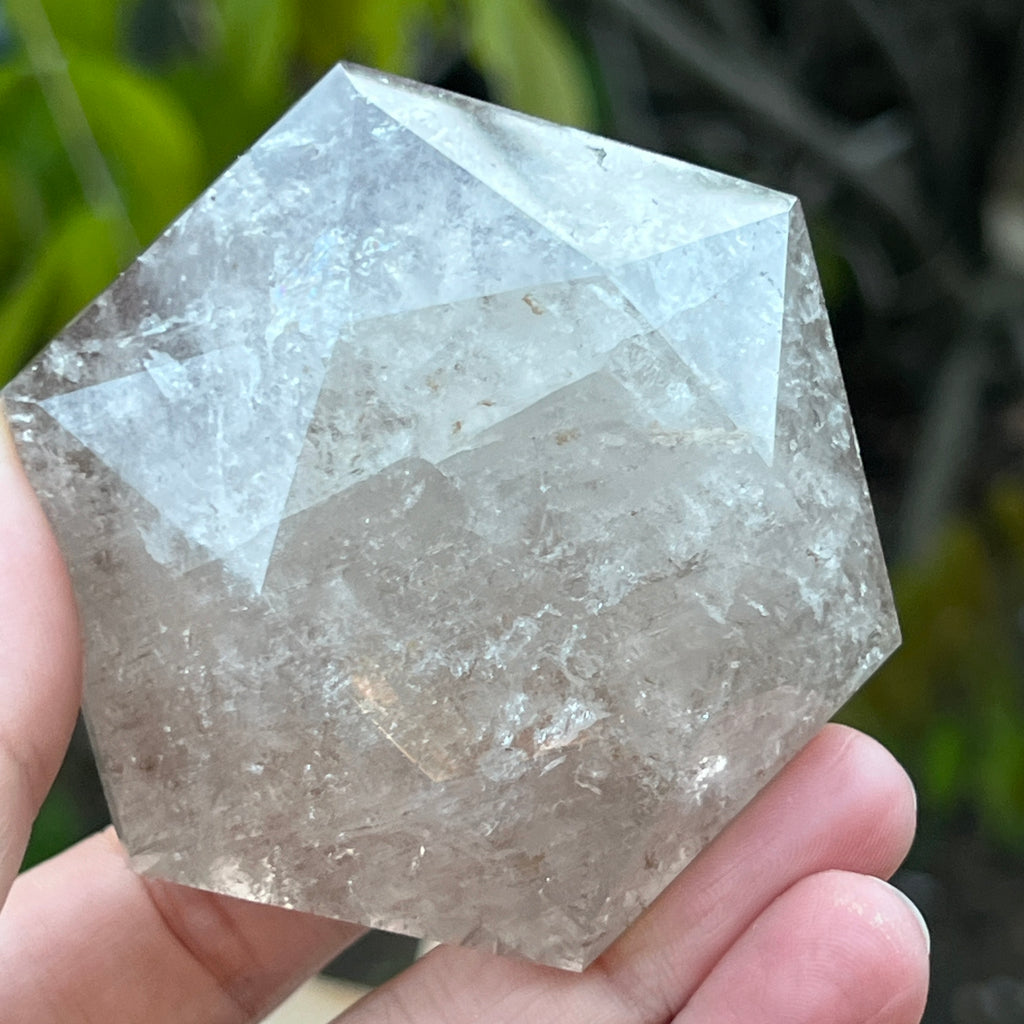 Cuart fumuriu forma diamant m1, pietre semipretioase - druzy.ro 2 