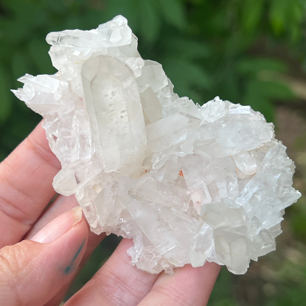 Cluster cuart incolor, floare de mina m22, pietre semipretioase - druzy.ro 2 
