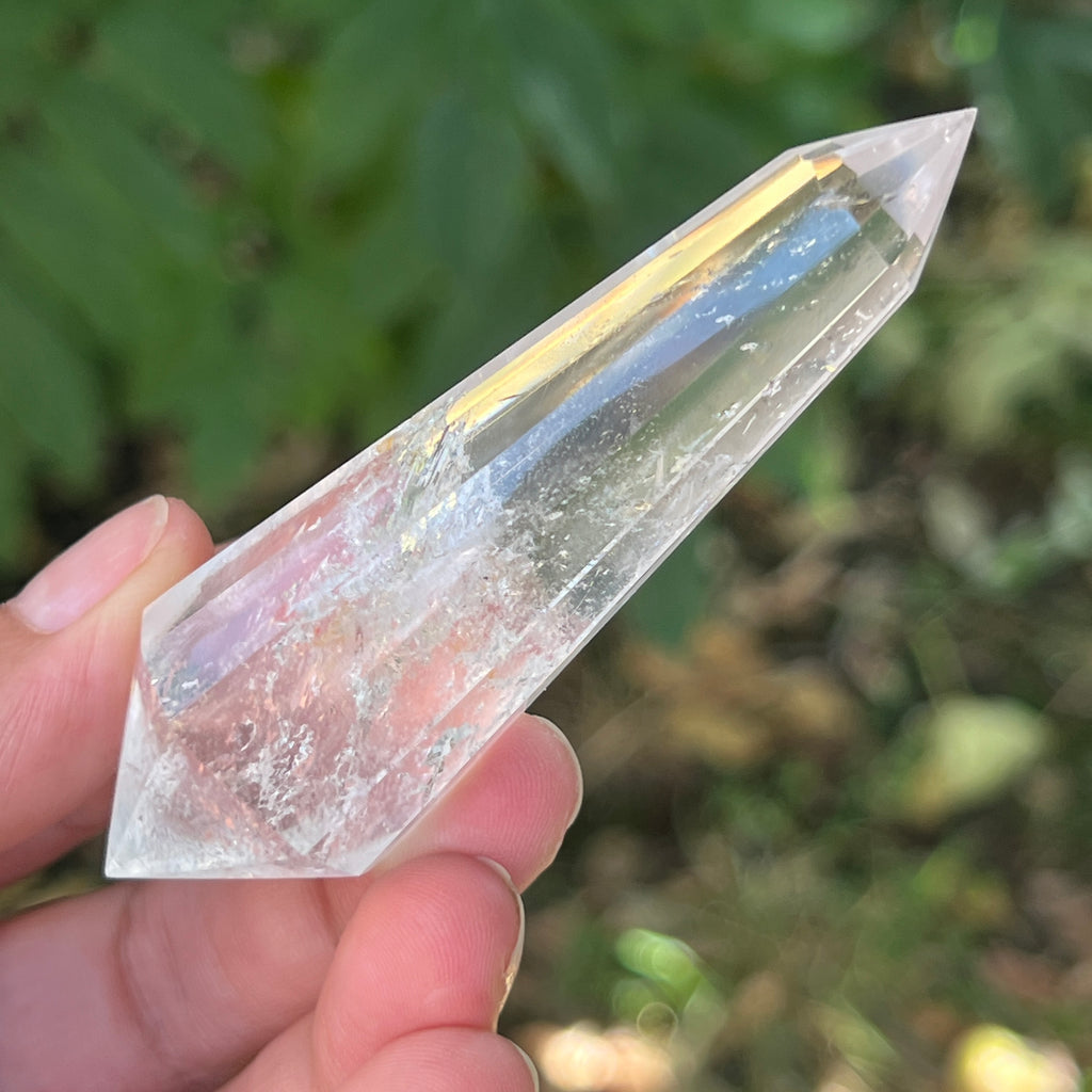 Bagheta cuart vogel, 12 fete, Brazilia model 16, pietre semipretioase - druzy.ro 4 