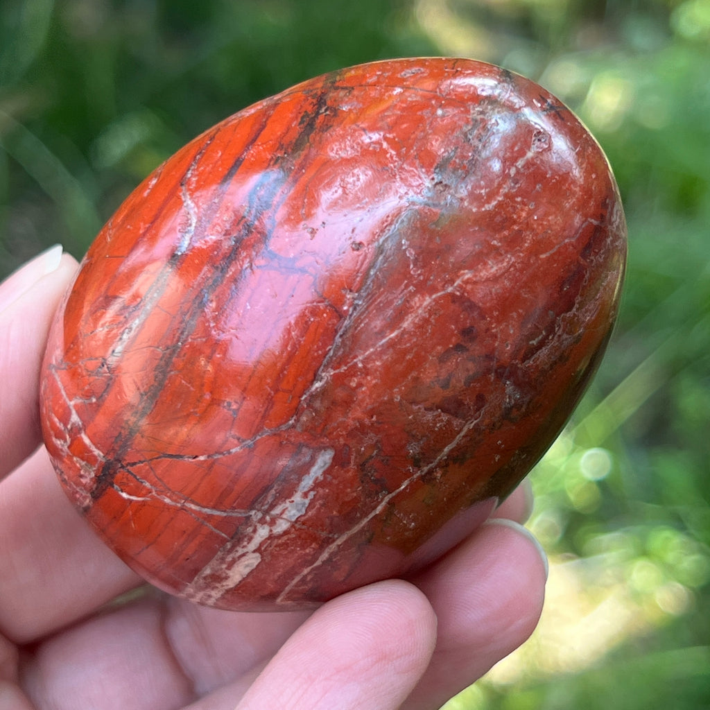 Ou jasp rosu din Zimbabwe model 8, pietre semipretioase - druzy.ro 1 