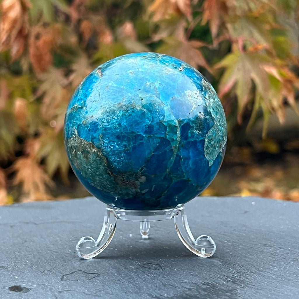 Apatit sfera m4, 6.7 cm, druzy.ro, cristale 4
