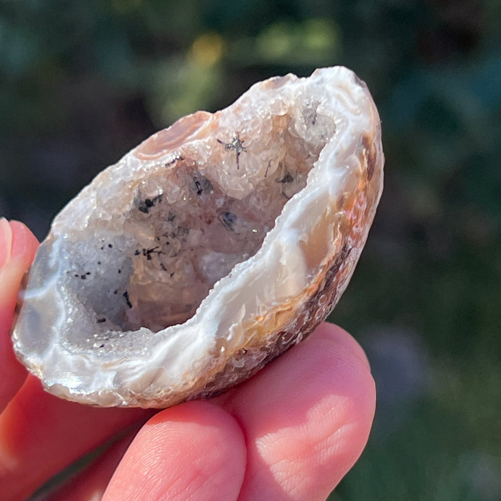Cluster Agat FEATHER m2, agat cu cuart, pietre semipretioase - druzy.ro 2 