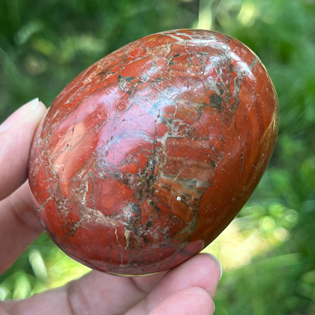 Ou jasp rosu din Zimbabwe model 2, pietre semipretioase - druzy.ro 7 