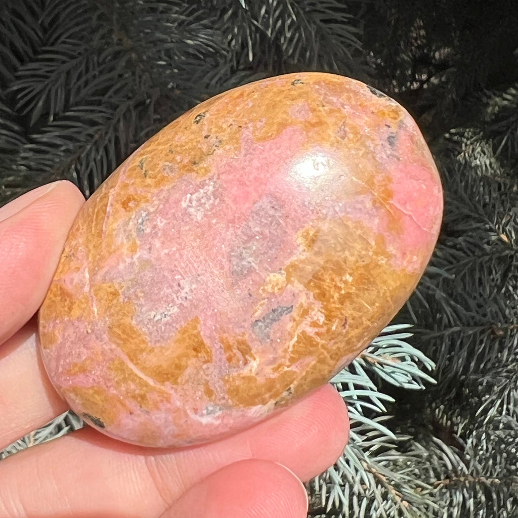 Palmstone rodonit Pakistan model 1, druzy.ro, pietre semipretioase 4