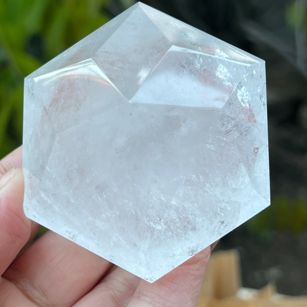 Cuart forma diamant caliate extra, cristal de stanca/cuart incolor m5, pietre semipretioase - druzy.ro 10 