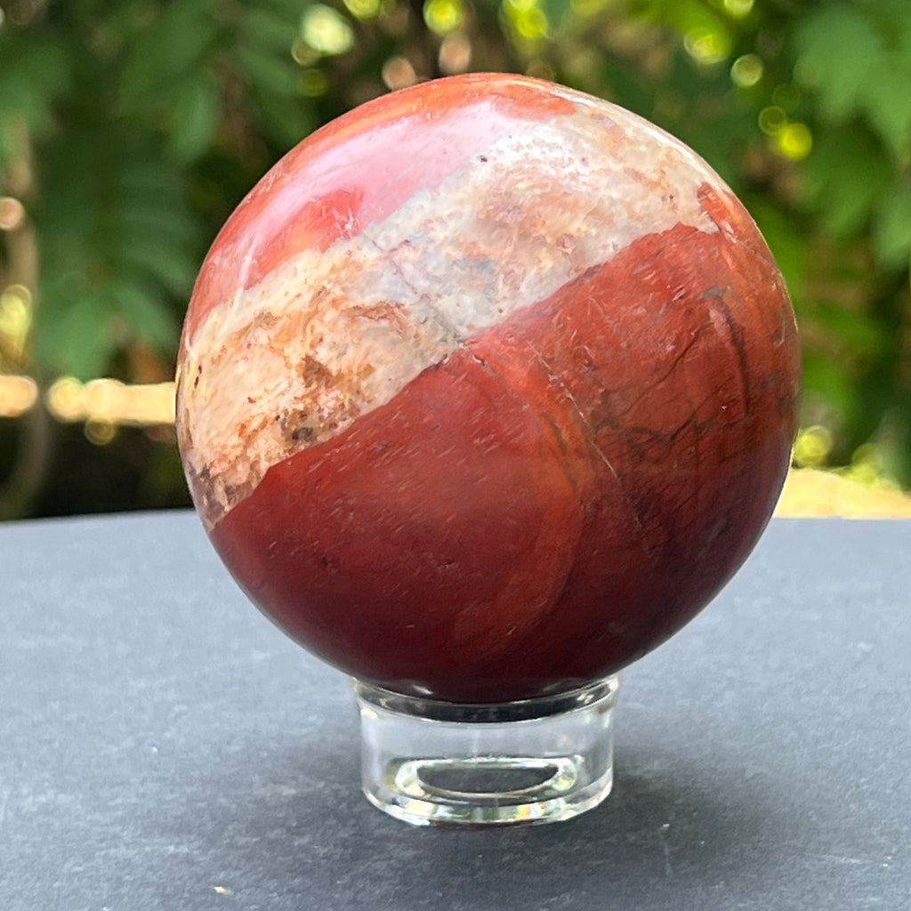 Sfera jasp rosu din Zimbabwe m1, pietre semipretioase - druzy.ro 5 