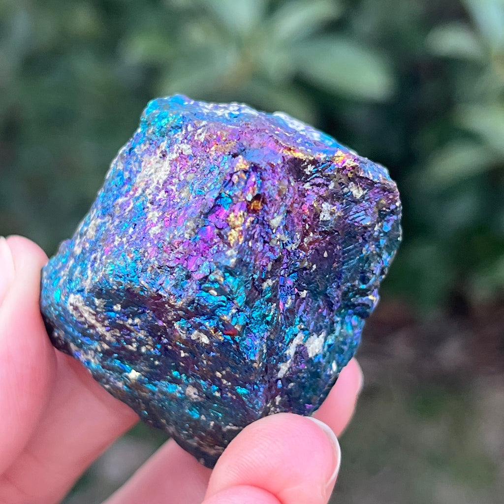 Calcopirita iridescentă din Mexic model 6, pietre semipretioase - druzy.ro 5 