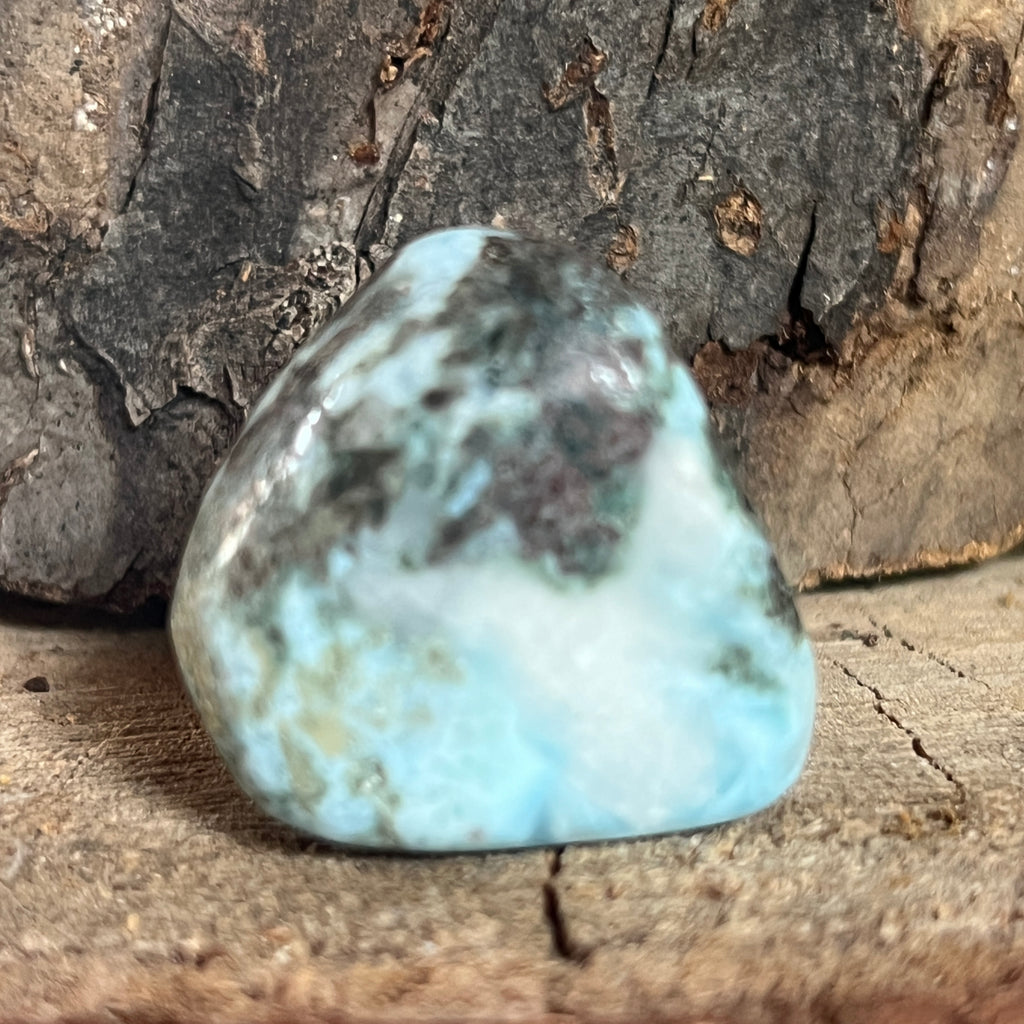 Larimar polisat model 7, pietre semipretioase - druzy.ro 4 