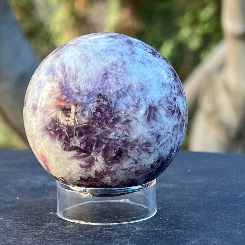 Lepidolit sfera model 6, druzy.ro, cristale 3
