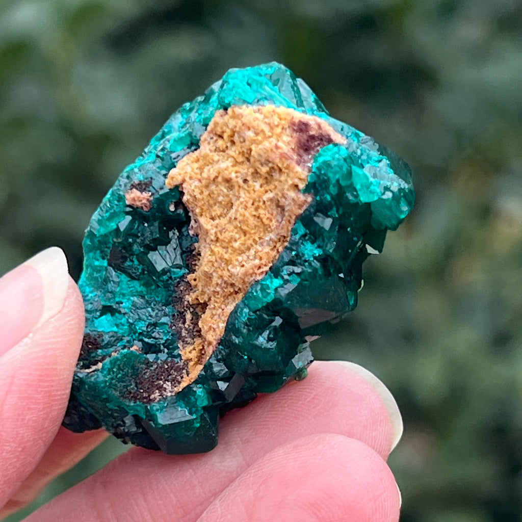 Dioptaz cluster din Congo model 18, pietre semipretioase - druzy.ro 5 