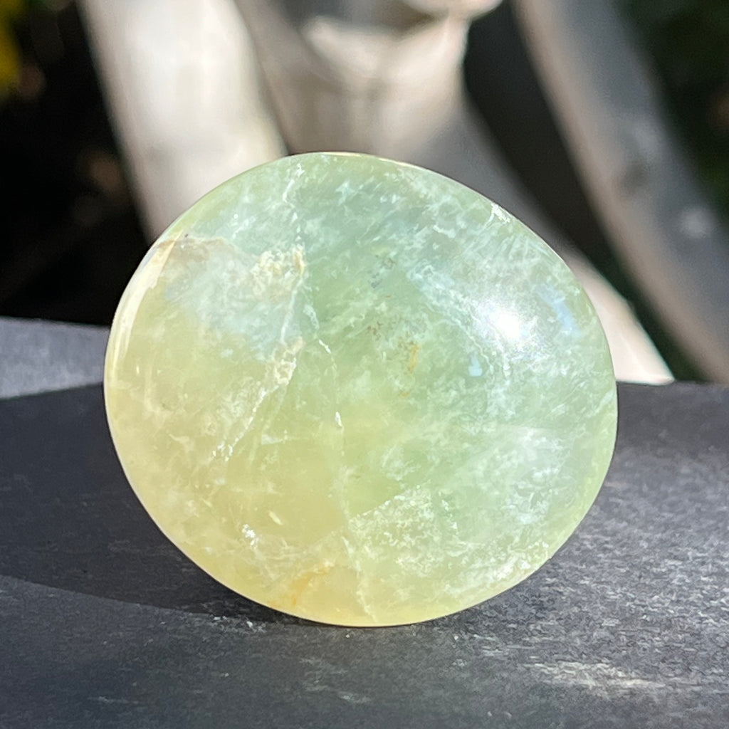 Palmstone fluorit verde model 5, din Madagascar, druzy.ro, cristale 2