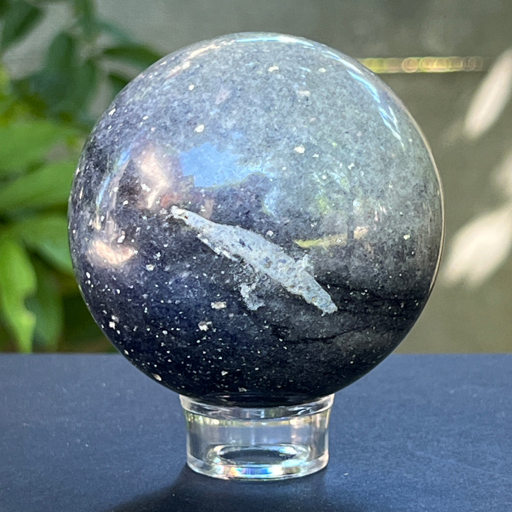 Sfera Lazulit din Madagascar model 2, pietre semipretioase - druzy.ro 7 
