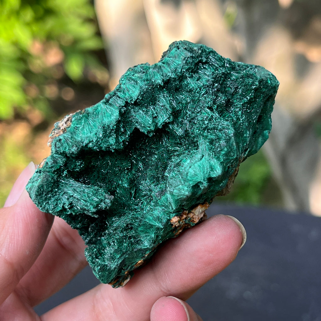 Malachit matasos piatra bruta m11, pietre semipretioase - druzy.ro 1 