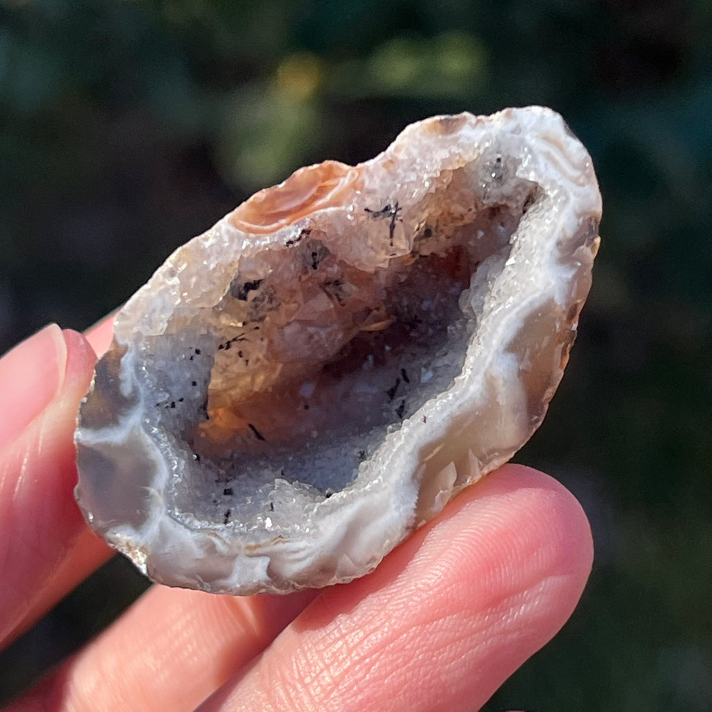 Cluster Agat FEATHER m2, agat cu cuart, pietre semipretioase - druzy.ro 10 