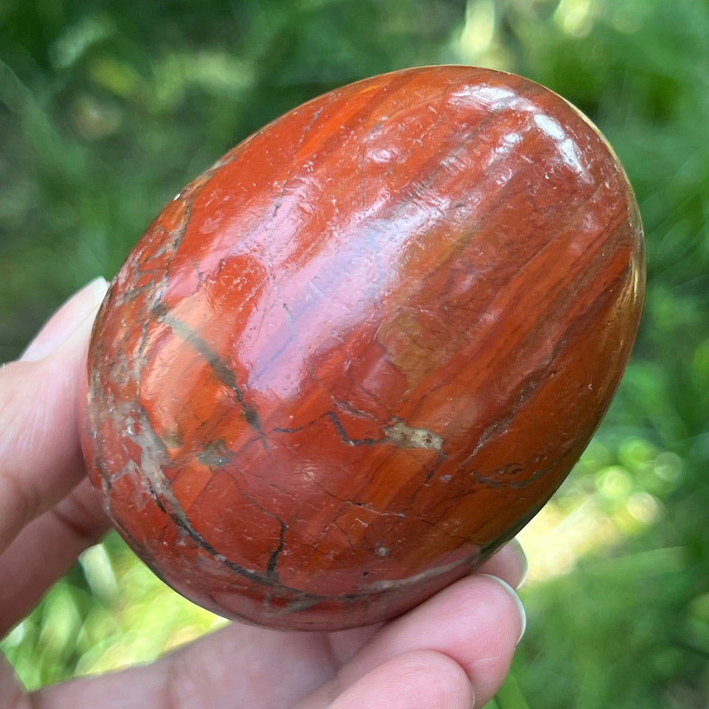 Ou jasp rosu din Zimbabwe model 2, pietre semipretioase - druzy.ro 2 