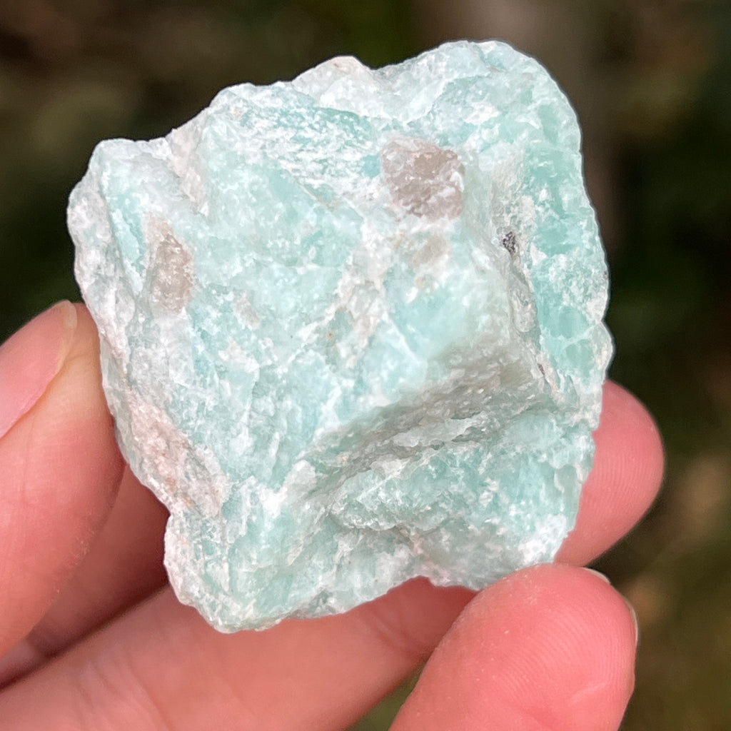 Amazonit piatra bruta din Brazilia model 5, pietre semipretioase - druzy.ro 3 