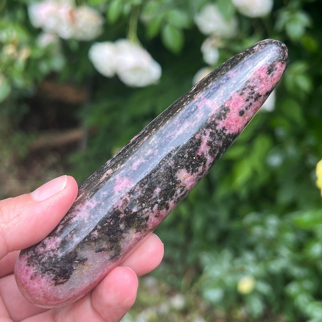 Bagheta masaj rodonit model 2, pietre semipretioase - druzy.ro 5 