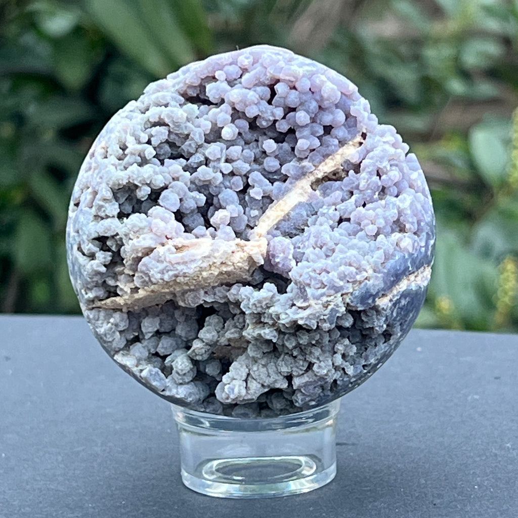 Sfera agat strugure model 4, pietre semipretioase - druzy.ro 4 
