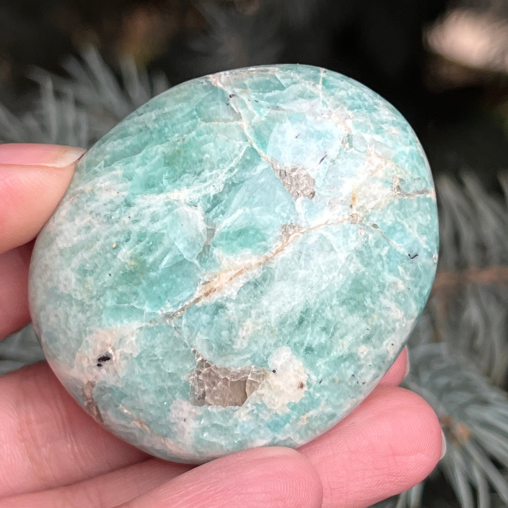Amazonit palmstone m3, pietre semipretioase - druzy.ro 5 