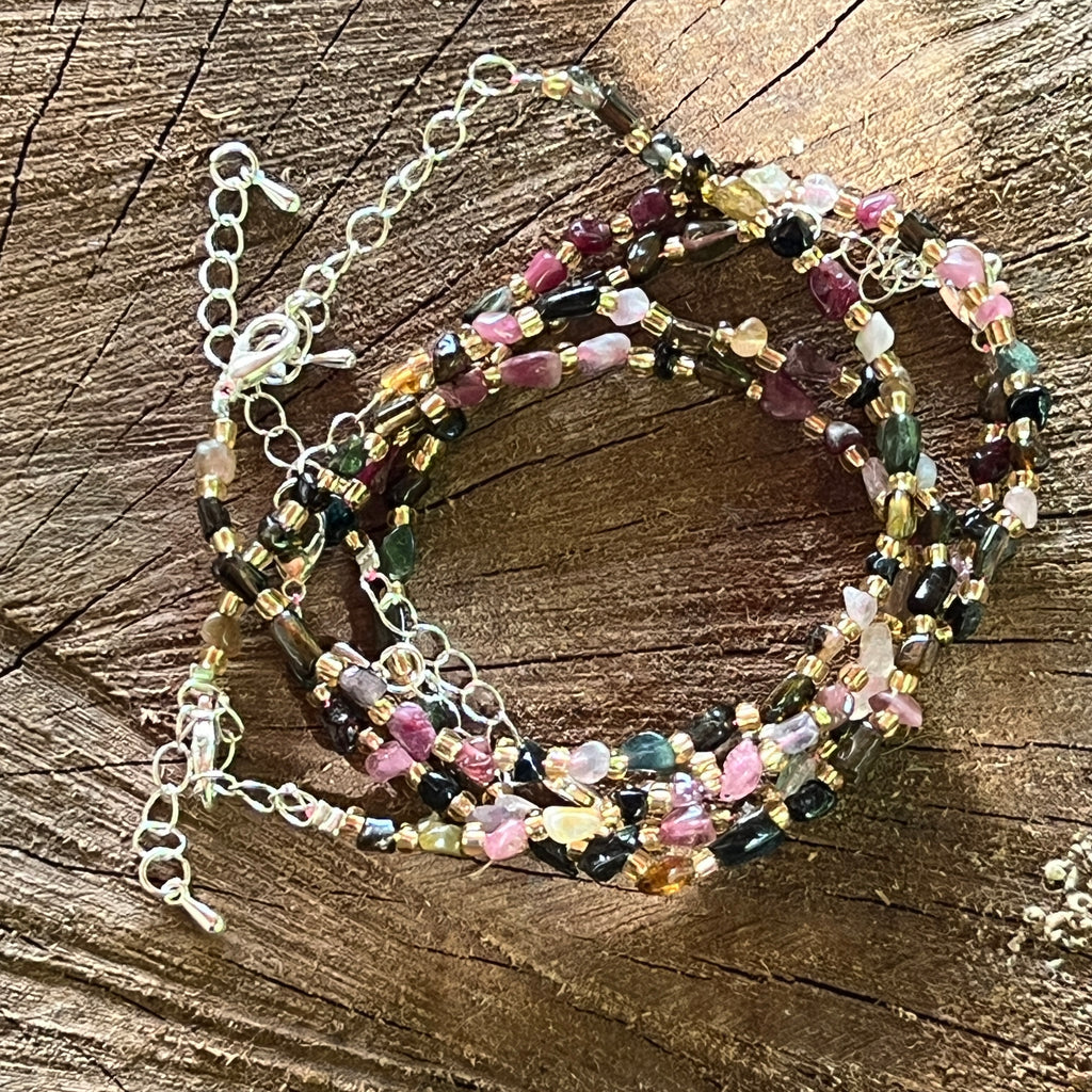 Bratara mix turmalina Joy Tumble, pietre semipretioase - druzy.ro 4 
