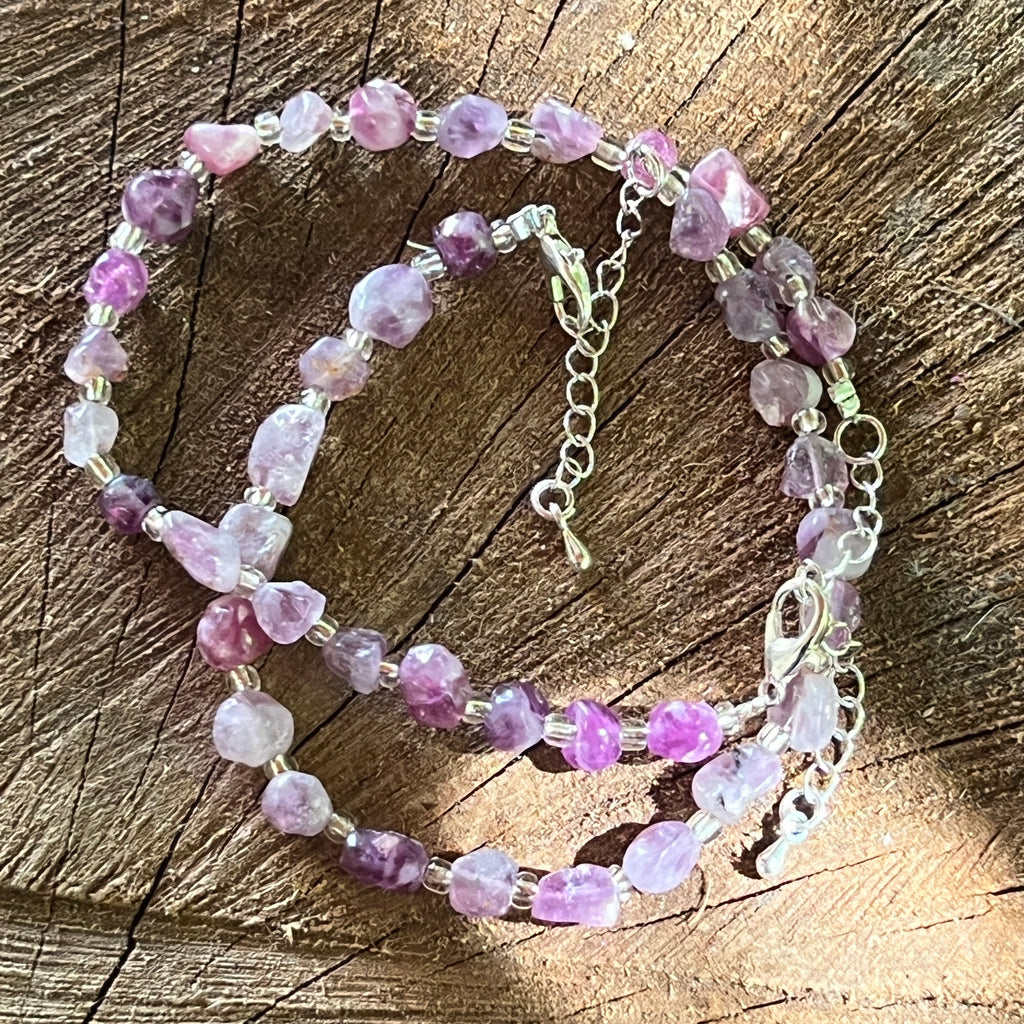 Bratara lepidolit Joy Tumble, pietre semipretioase - druzy.ro 3 