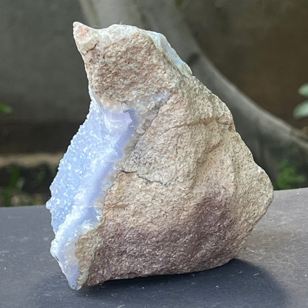 Calcedonie albastra /blue lace/ agat albastru piatra bruta m21, pietre semipretioase - druzy.ro 3 