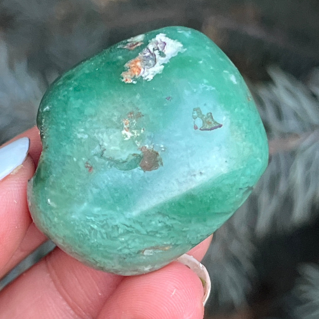 Crisopraz smarald palmstone model 11 din Zimbabwe, pietre semipretioase - druzy.ro 2 