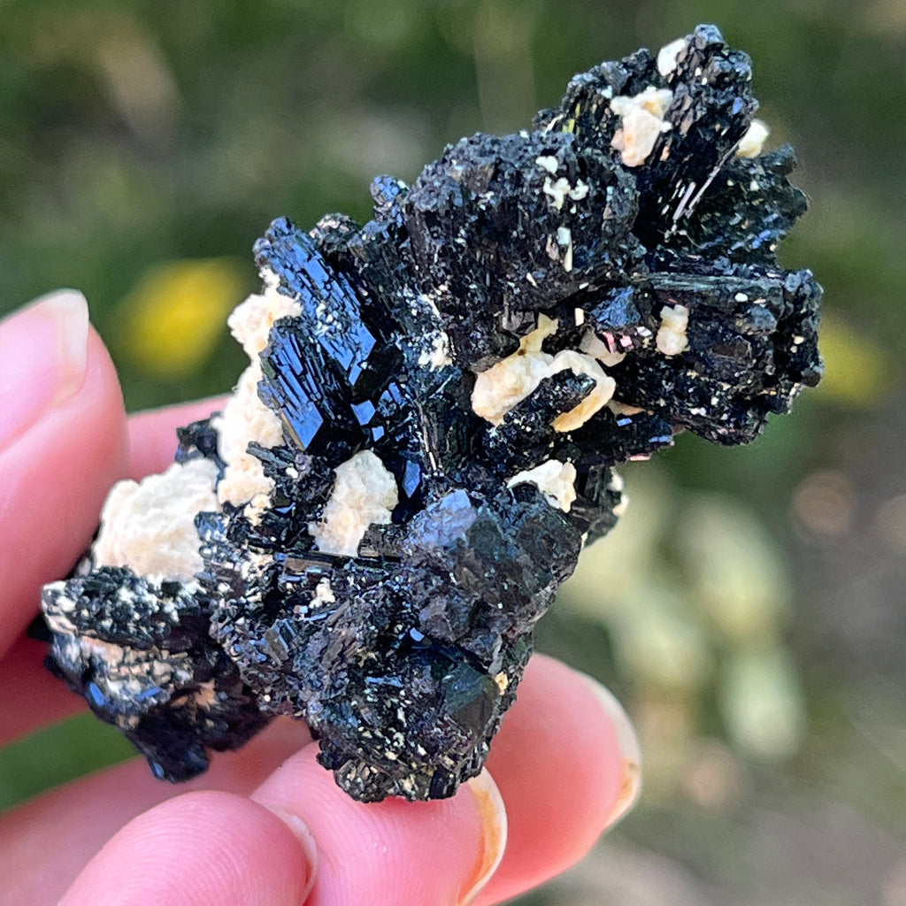 Cluster turmalina neagra model 16 din Erongo, Namibia, pietre semipretioase - druzy.ro 5 