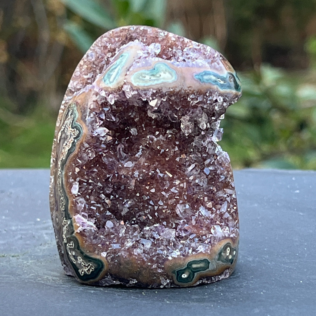 Ametist stalactit calitate +AAA, geoda ametist Uruguay, m2, pietre semipretioase - druzy.ro 1 