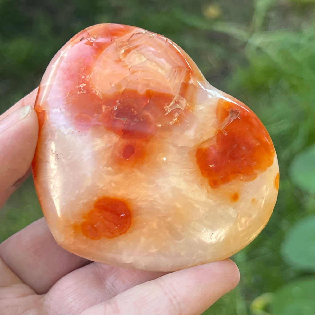 Carneol inima m7, pietre semipretioase - druzy.ro 2 