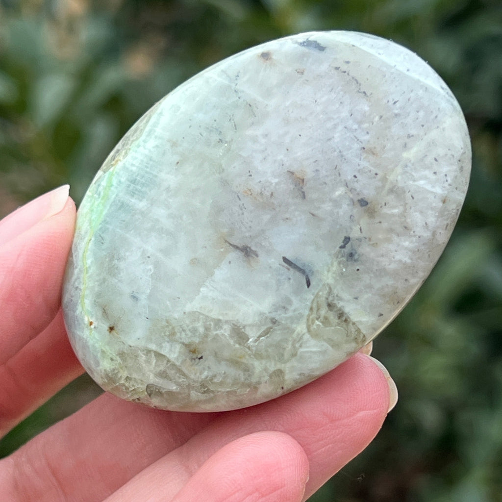 Palmstone piatra lunii cu garnierit m2, pietre semipretioase - druzy.ro 2 