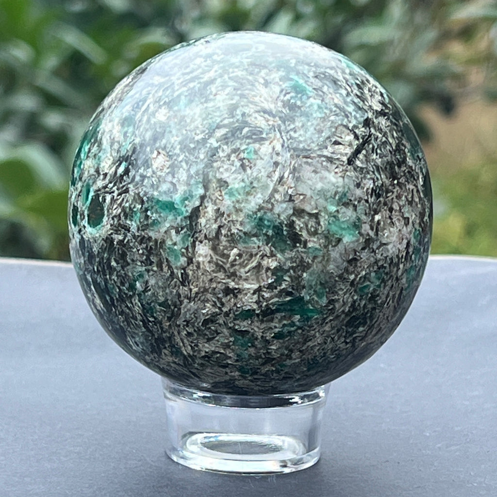 Sfera smarald in matrice model 2, pietre semipretioase - druzy.ro 4 