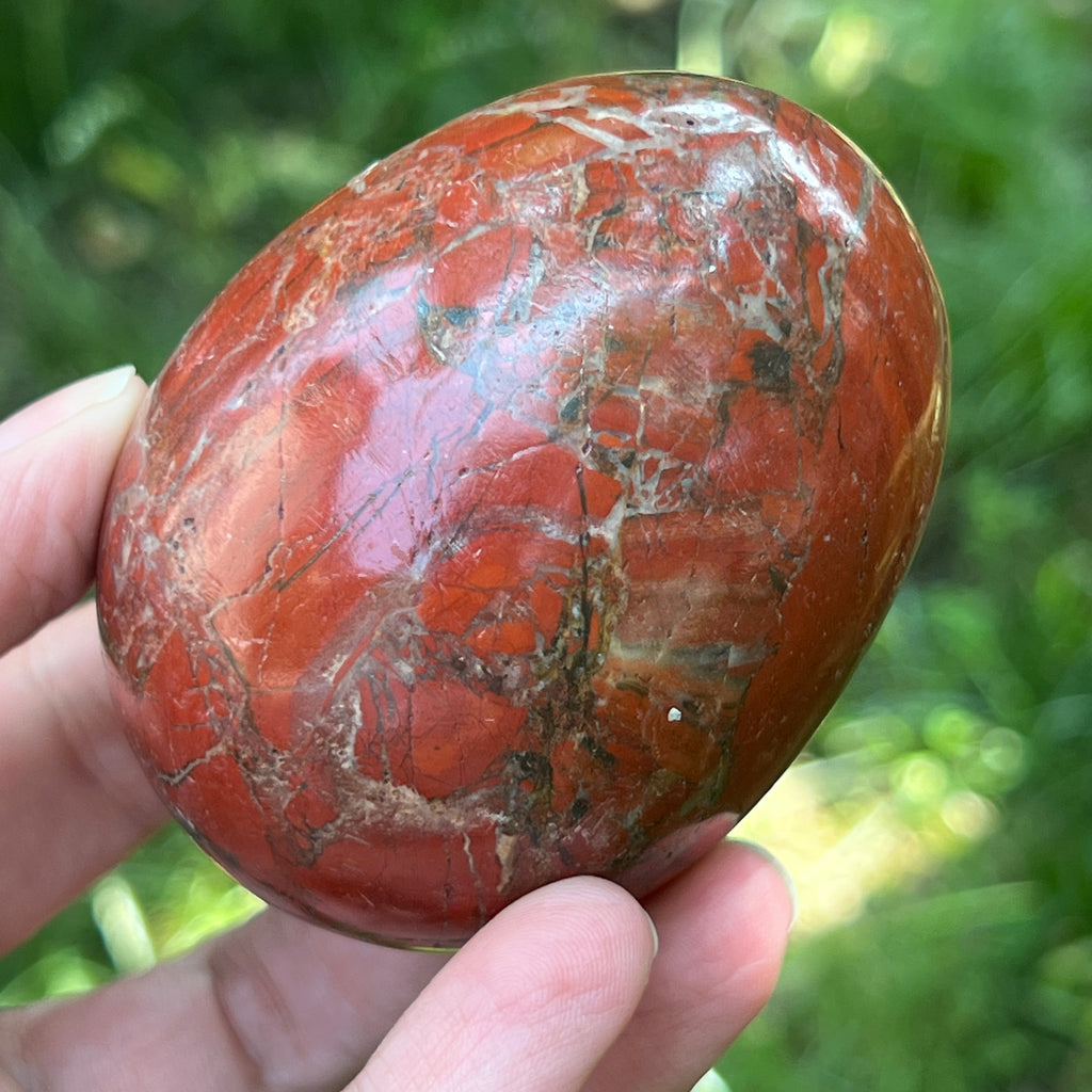 Ou jasp rosu din Zimbabwe model 2, pietre semipretioase - druzy.ro 6 