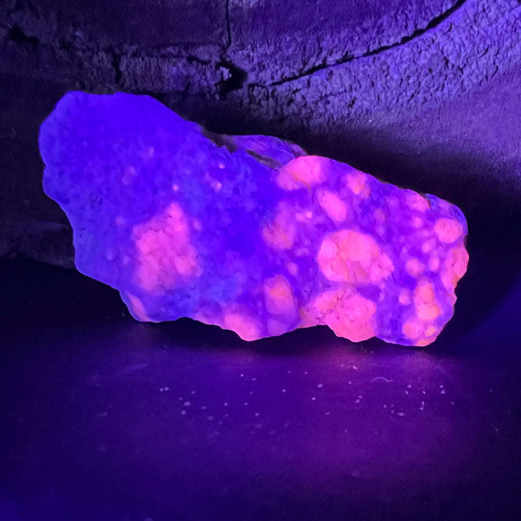 Hackmanit mov Uv reactive piatra bruta m3, pietre semipretioase - druzy.ro 4 