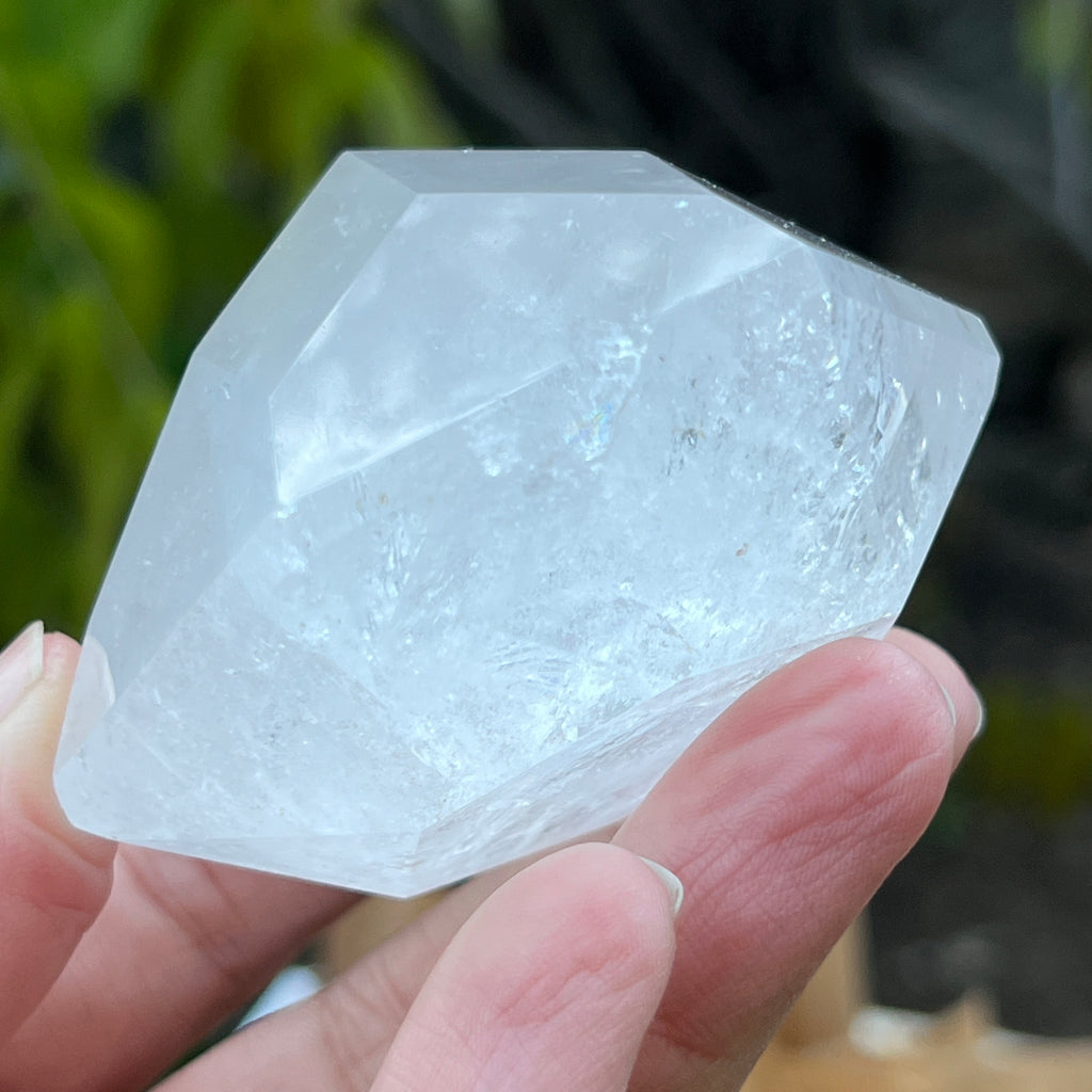 Cuart forma diamant caliate extra, cristal de stanca/cuart incolor m5, pietre semipretioase - druzy.ro 4 