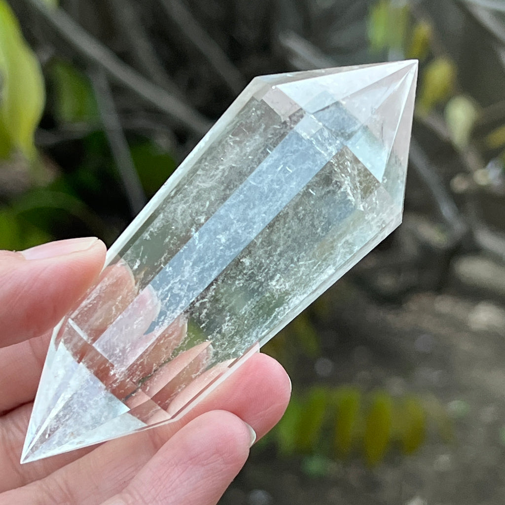 Bagheta cuart vogel, 12 fete, Brazilia model 20, pietre semipretioase - druzy.ro 5 