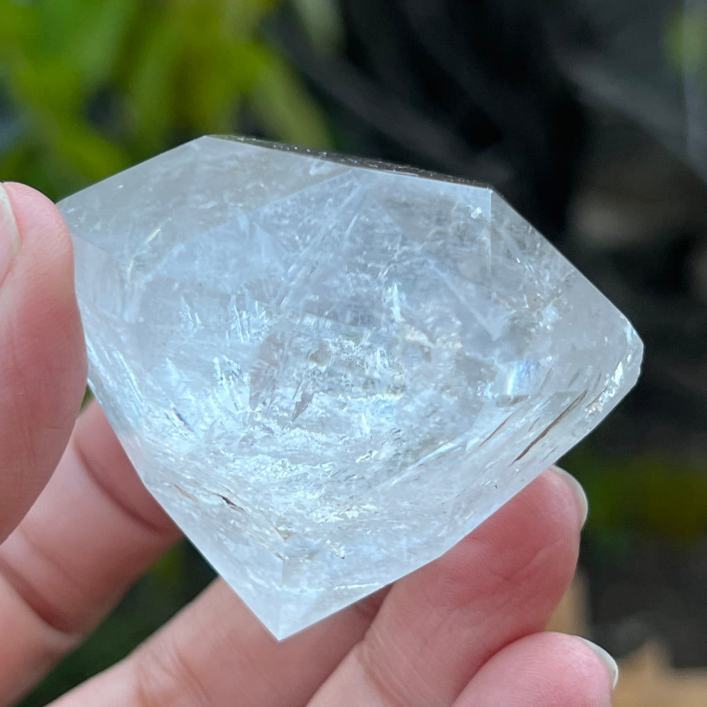 Cuart forma diamant cristal de stanca/cuart incolor model 4A, pietre semipretioase - druzy.ro 11 