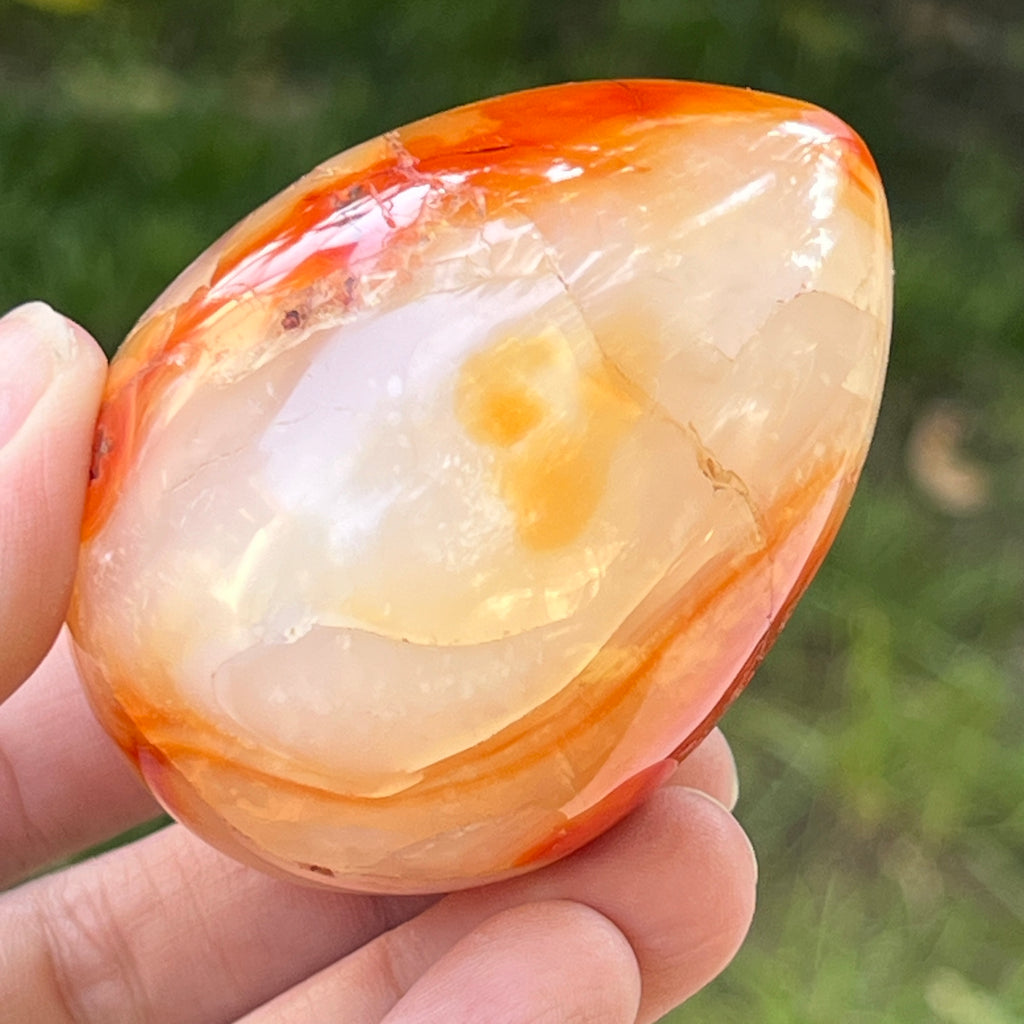 Ou carneol model 2, pietre semipretioase - druzy.ro 7 