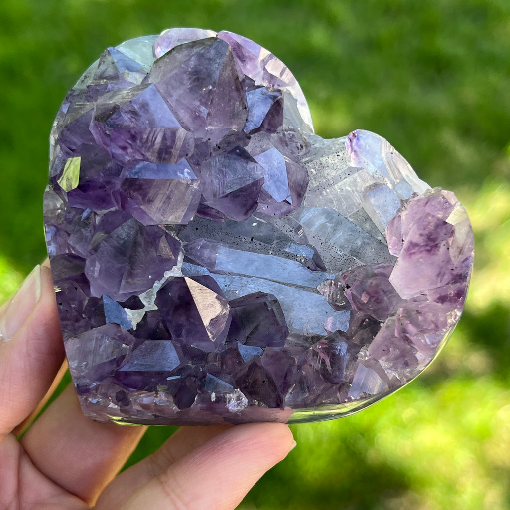 Inima ametist model 11, pietre semipretioase - druzy.ro 2 
