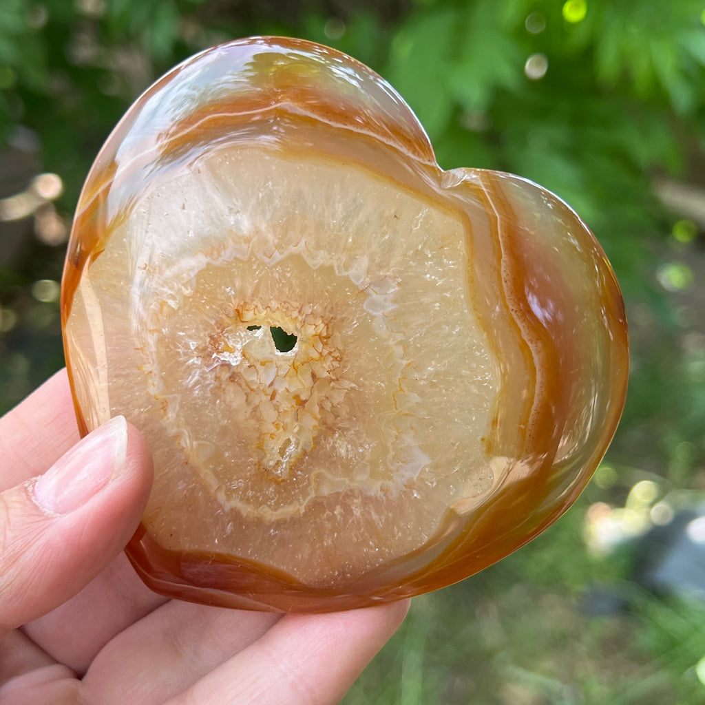 Inima agat model 5, pietre semipretioase - druzy.ro 5 
