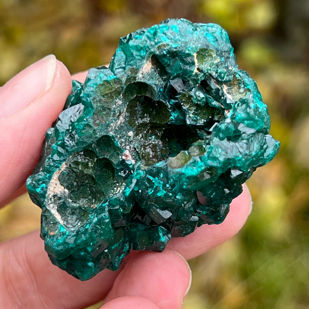 Dioptaz cluster din Congo model 6, pietre semipretioase - druzy.ro 14 