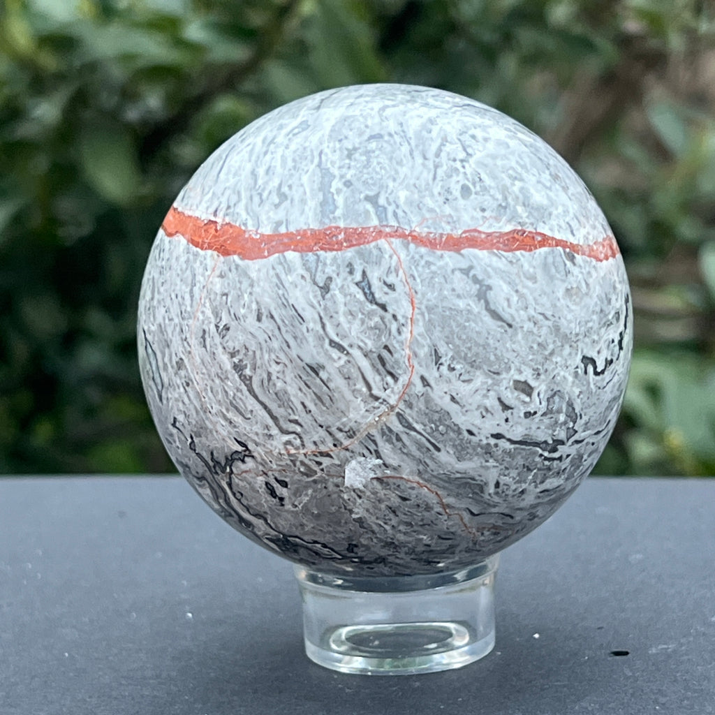 Sfera jasp Picasso model 1, pietre semipretioase - druzy.ro 3 